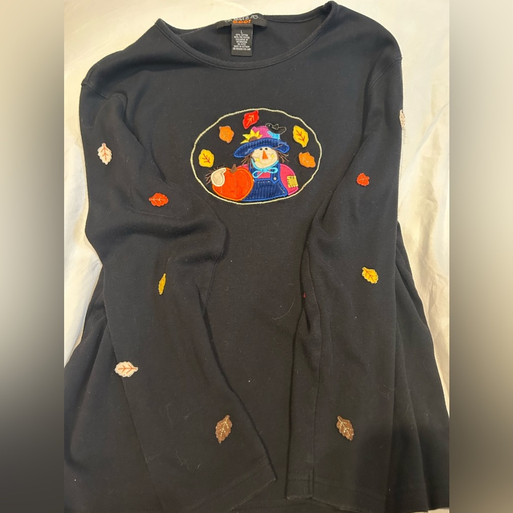Cute Vintage fall sweater size Large!